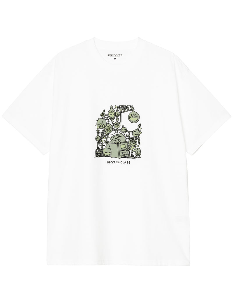 Carhartt Wip Short Sleeve Beaker T-Shirt White