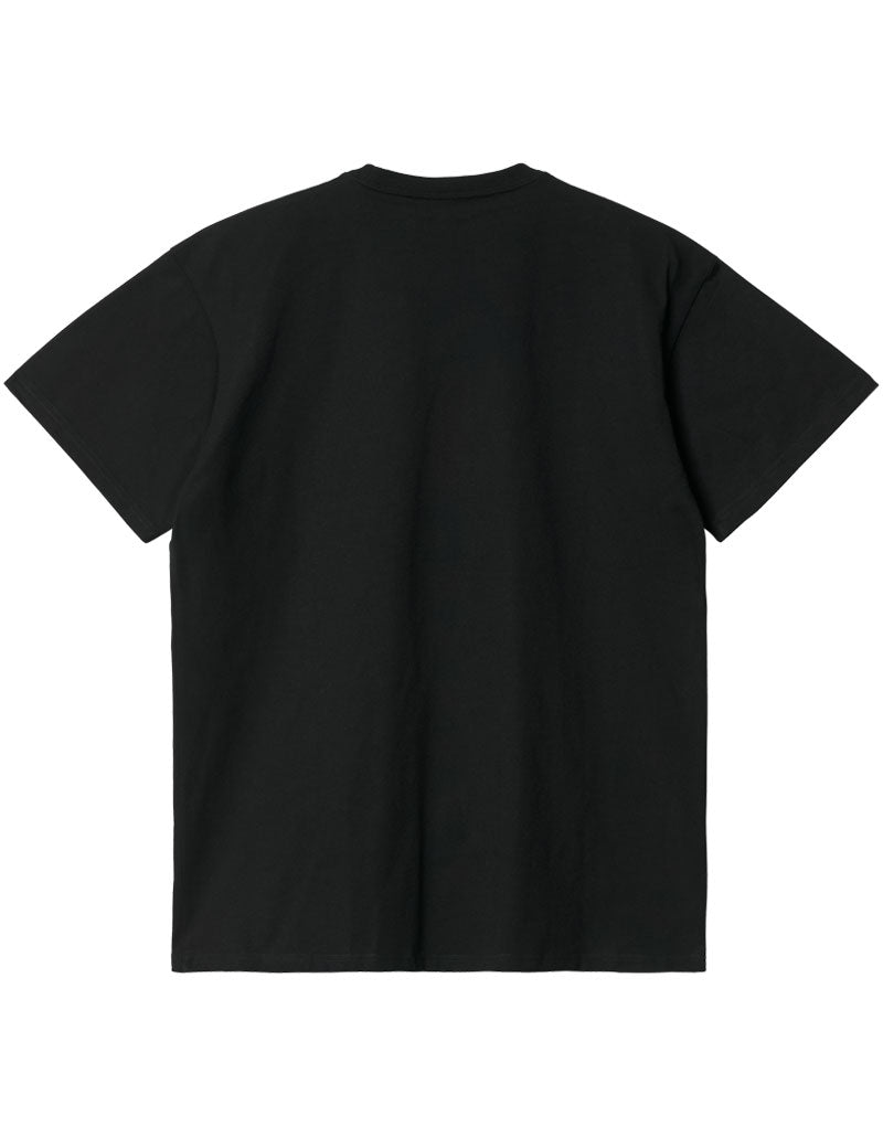 Carhartt Wip Chase Short Sleeve T-Shirt Black Gold