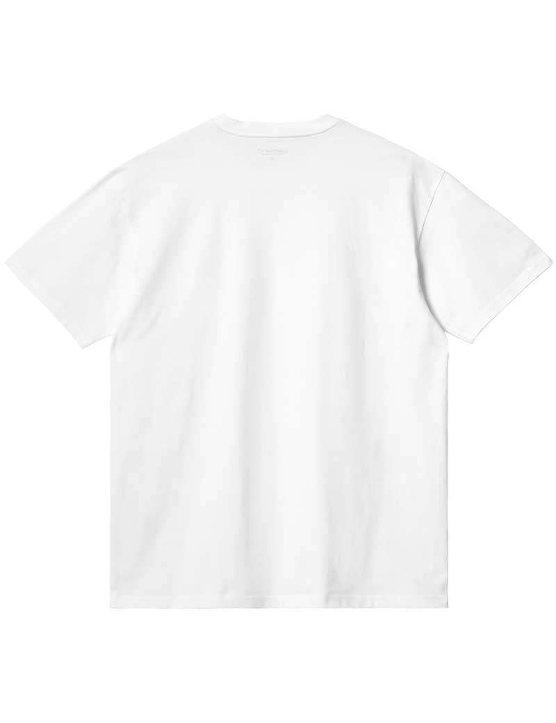 Carhartt Wip Chase  Short Sleeve T-Shirt White Gold