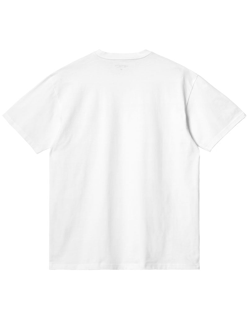 Carhartt Wip Chase  Short Sleeve T-Shirt White Gold