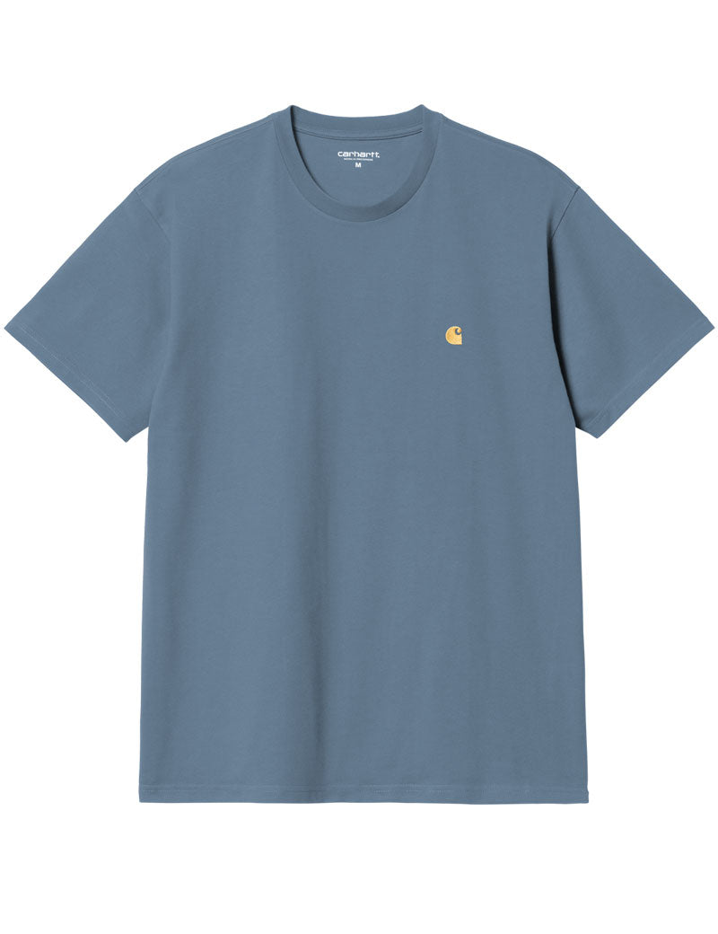 Carhartt Wip Chase Short Sleeve T-Shirt Positano Gold