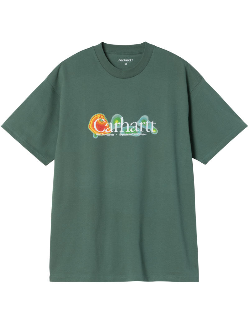 Carhartt Wip Short Sleeve Experiential T-Shirt Silver Pine