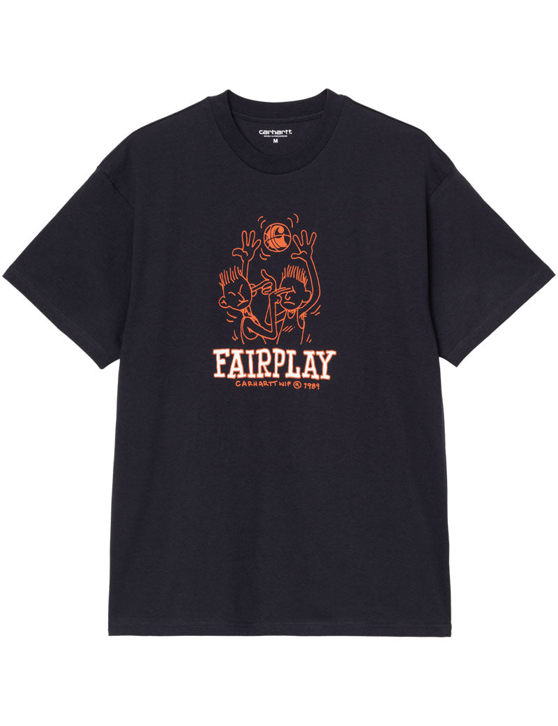 Carhartt Wip Short Sleeve Fairplay T-Shirt Dark Navy
