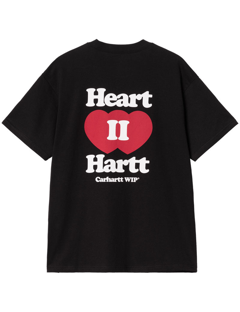 Carhartt Wip Short Sleeve Heart II Hartt T-Shirt Black