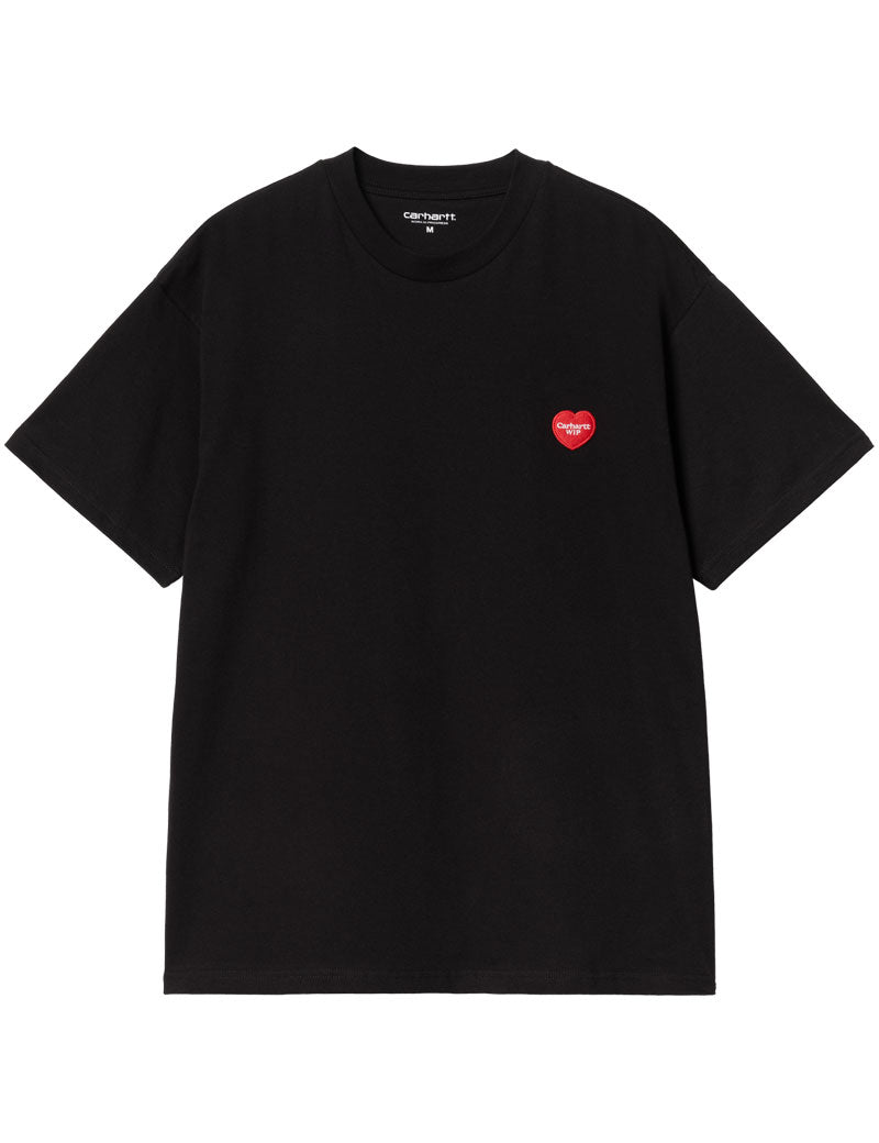 Carhartt Wip Short Sleeve Heart II Hartt T-Shirt Black