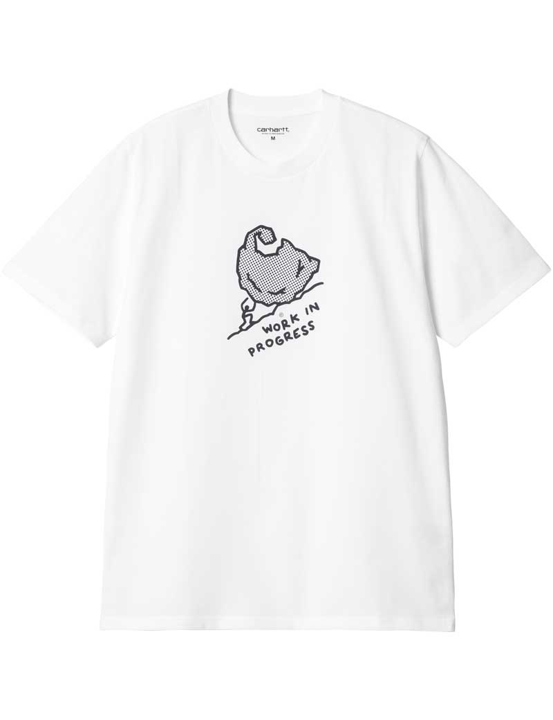 Carhartt WIP Move On Up Short Sleeve T-Shirt White Black