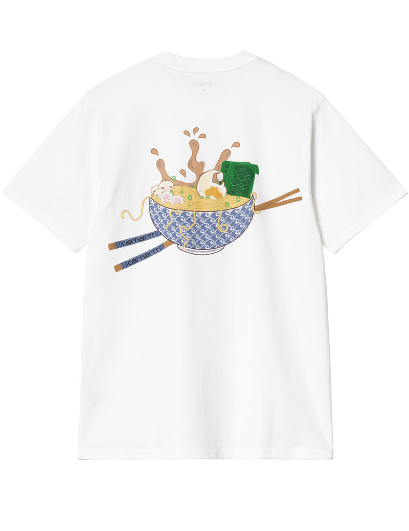 Carhartt WIP Noodle Soup Short Sleeve T-shirt White