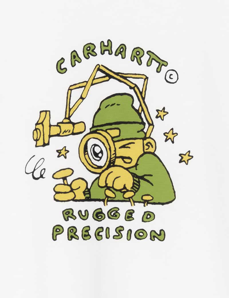 Carhartt Wip Precision Short Sleeved T-Shirt White