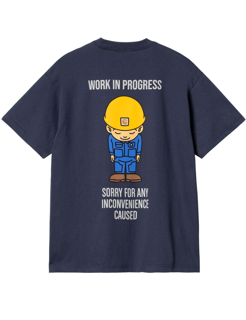 Carhartt Wip Sumimasen Short Sleeve T-Shirt Air Force Blue