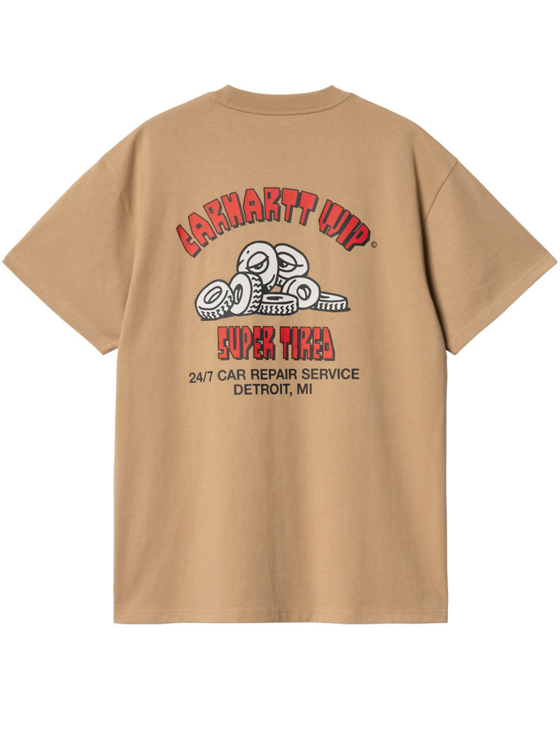 Carhartt Wip Short Sleeved Super Tired T-shirt Peanut