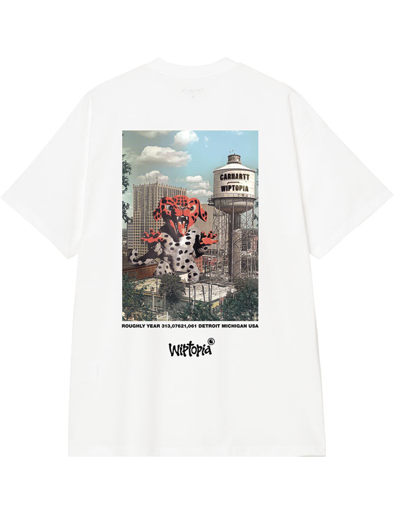 Carhartt Wip Short Sleeve Wiptopia T-Shirt White