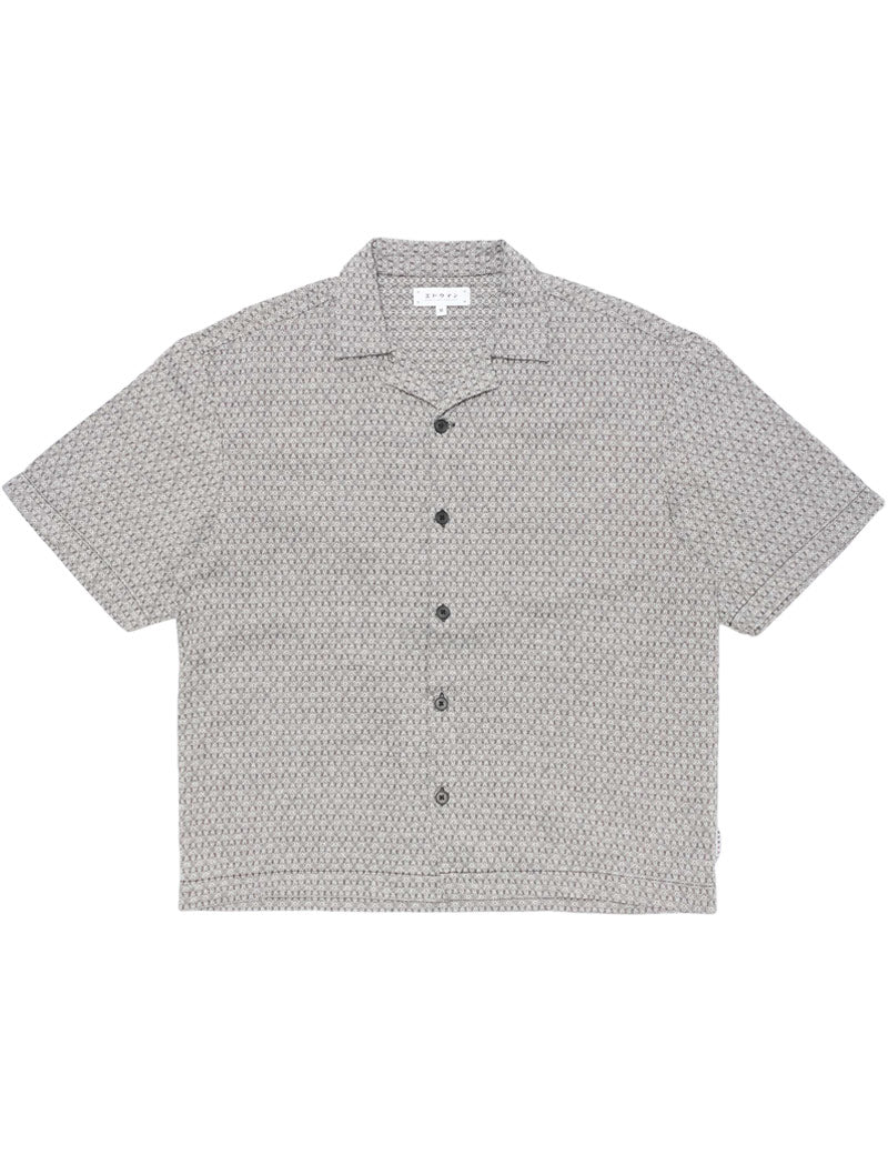 Edwin Saga Shirt Short Sleeve Black White