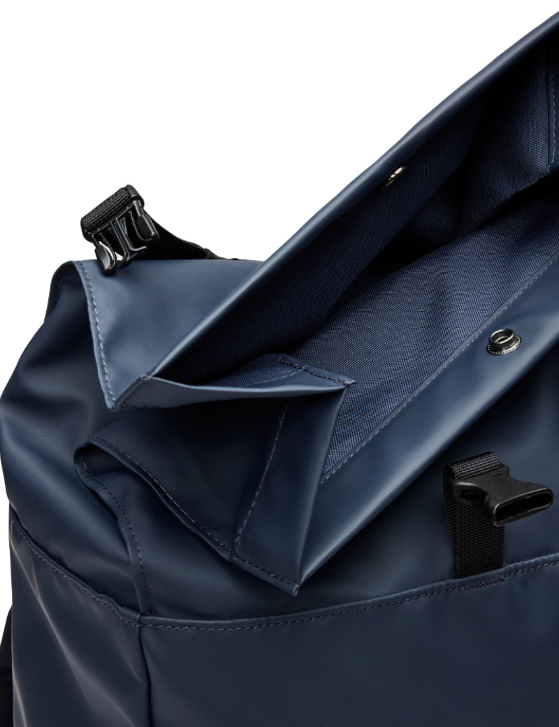 Sandqvist Stream Rolltop Backpack 14" Navy Rolltop