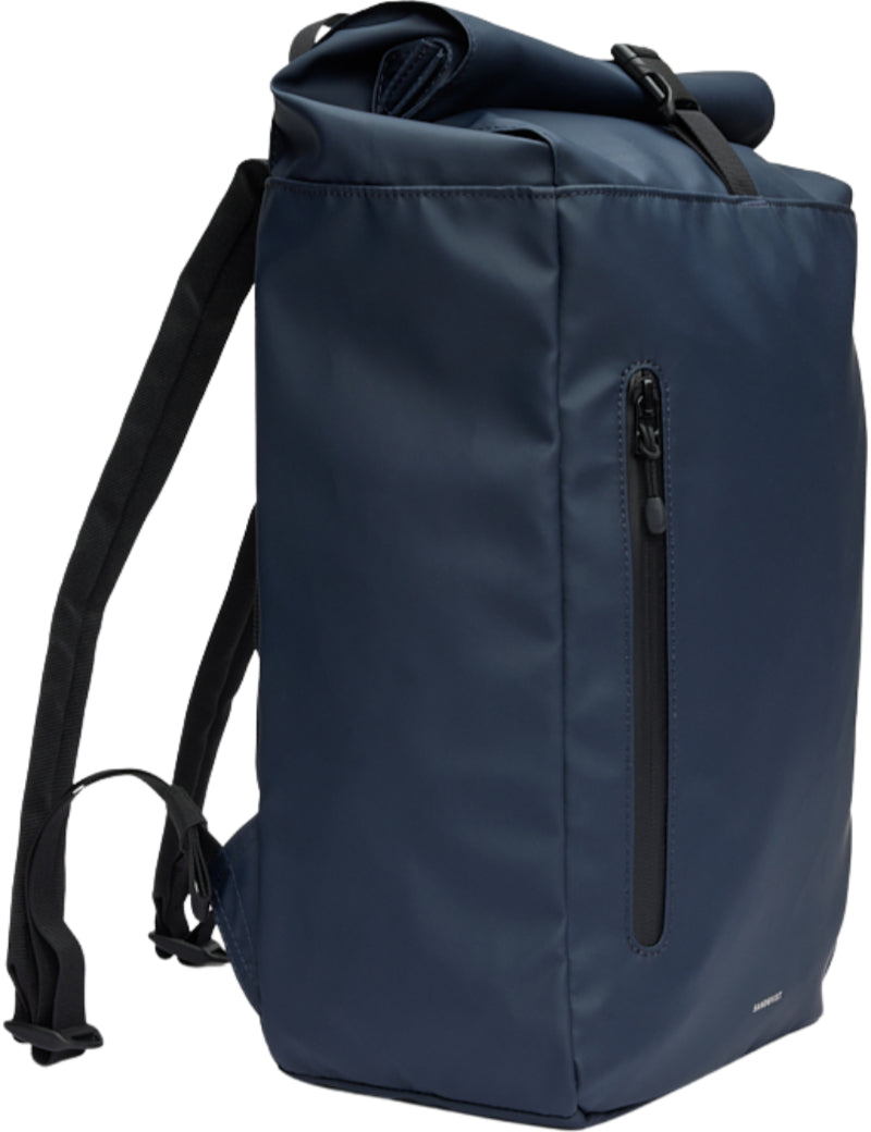 Sandqvist Stream Rolltop Backpack 14" Navy Side