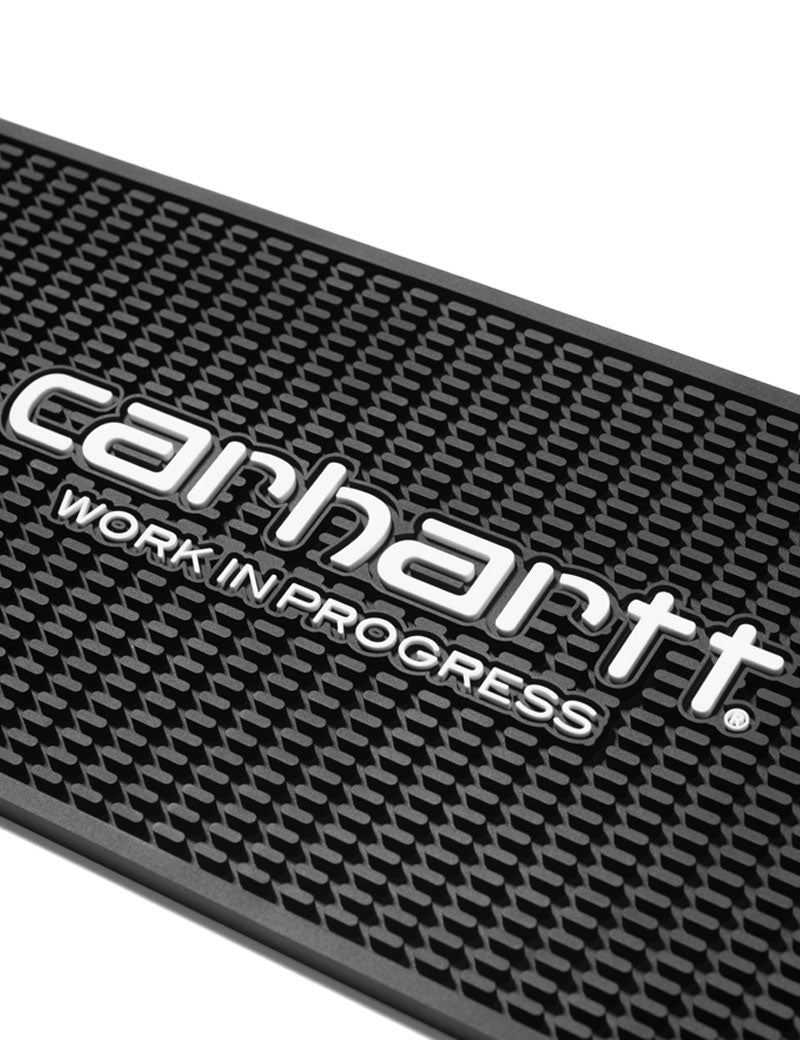 Carhartt Wip Script PVC Draining Mat Black White