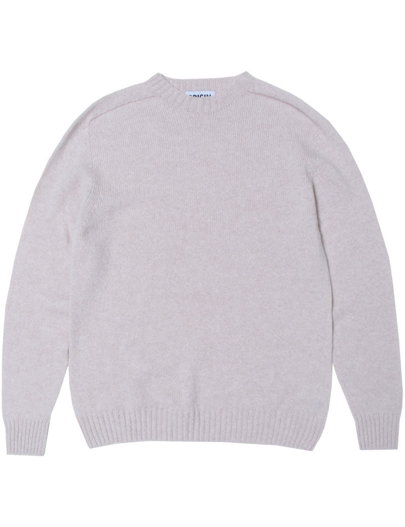 Origin Knitwear Seamless Crew Jumper Swansdown