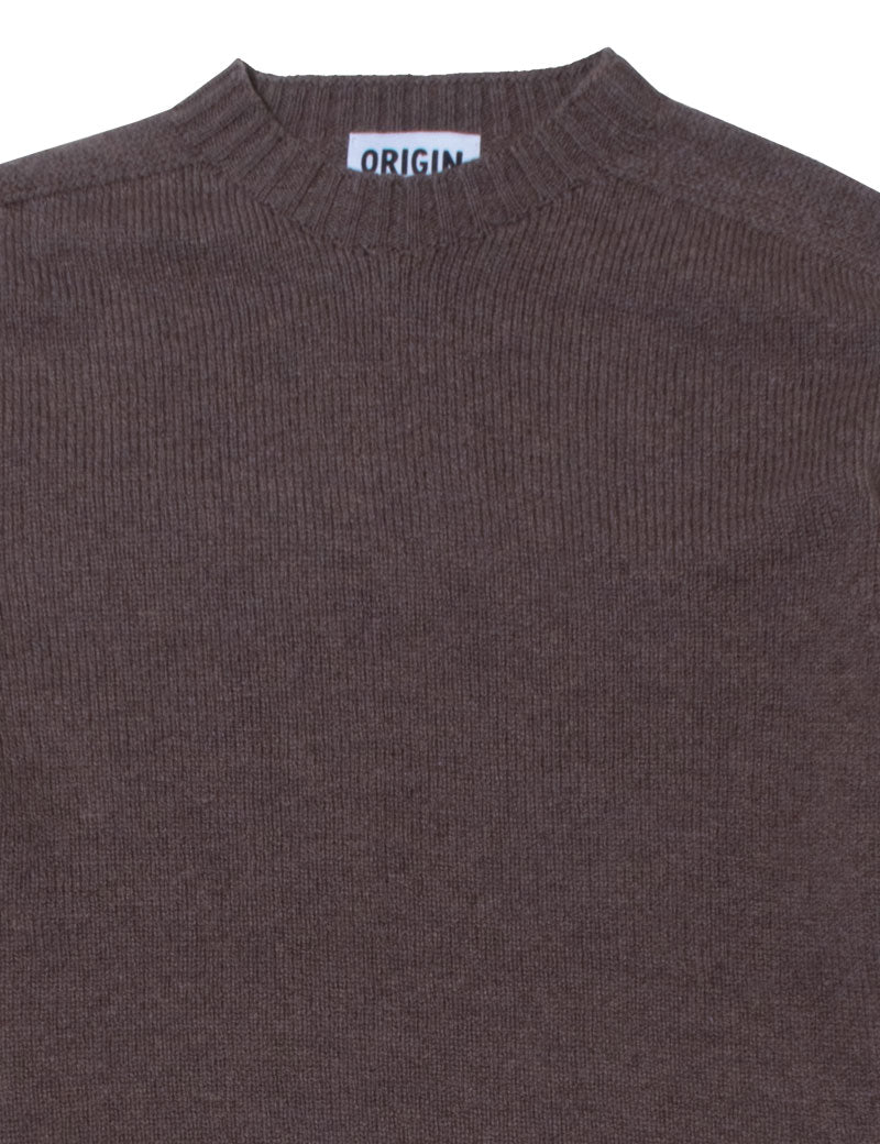 Origin Knitwear Seamless Crew Jumper Wildebeest