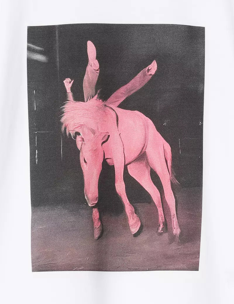 Carhartt WIP X Sean Hamilton Women's Short Sleeve T-Shirt White Print Detail
