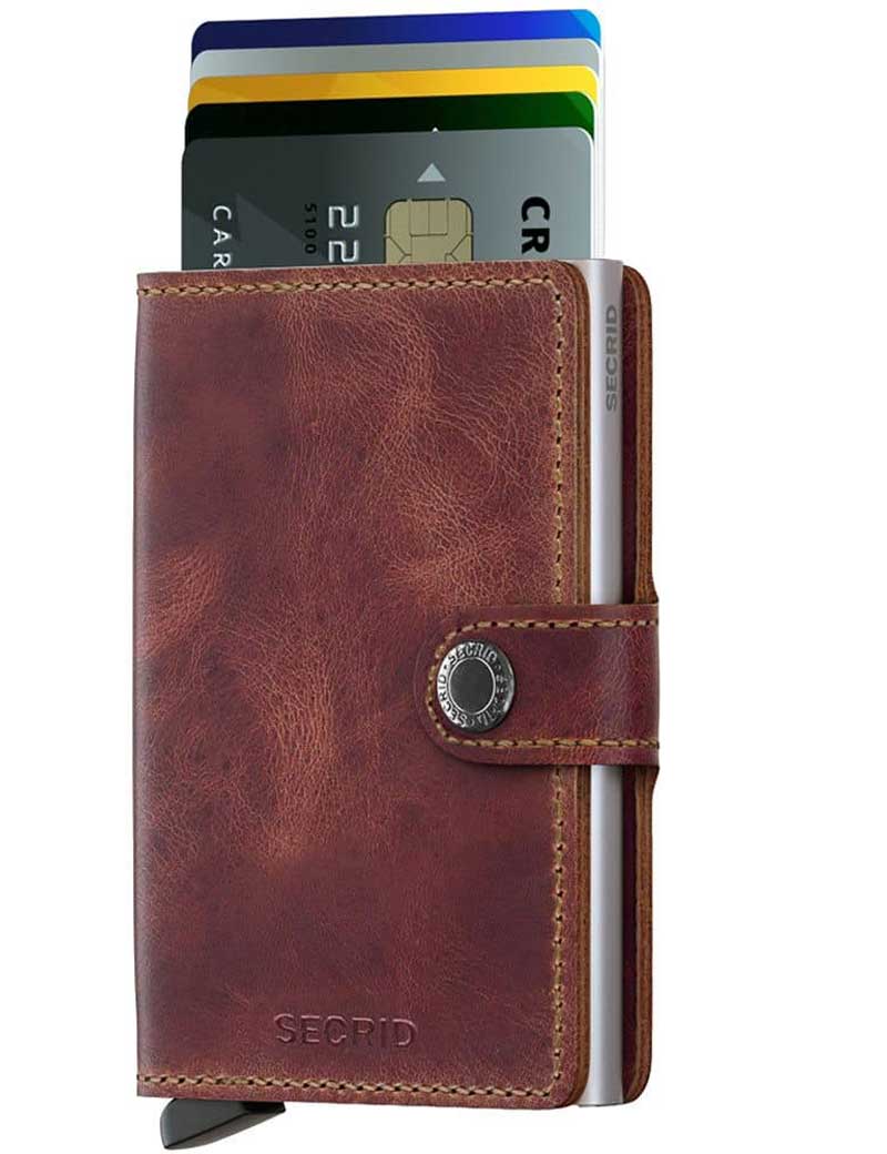 Secrid Miniwallet Vintage Wallet Brown