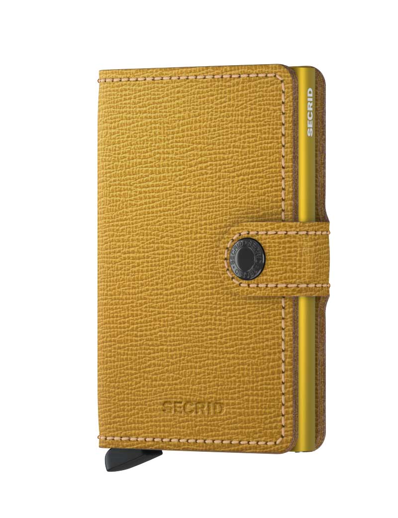 Secrid Mini Wallet Crisple Ochre