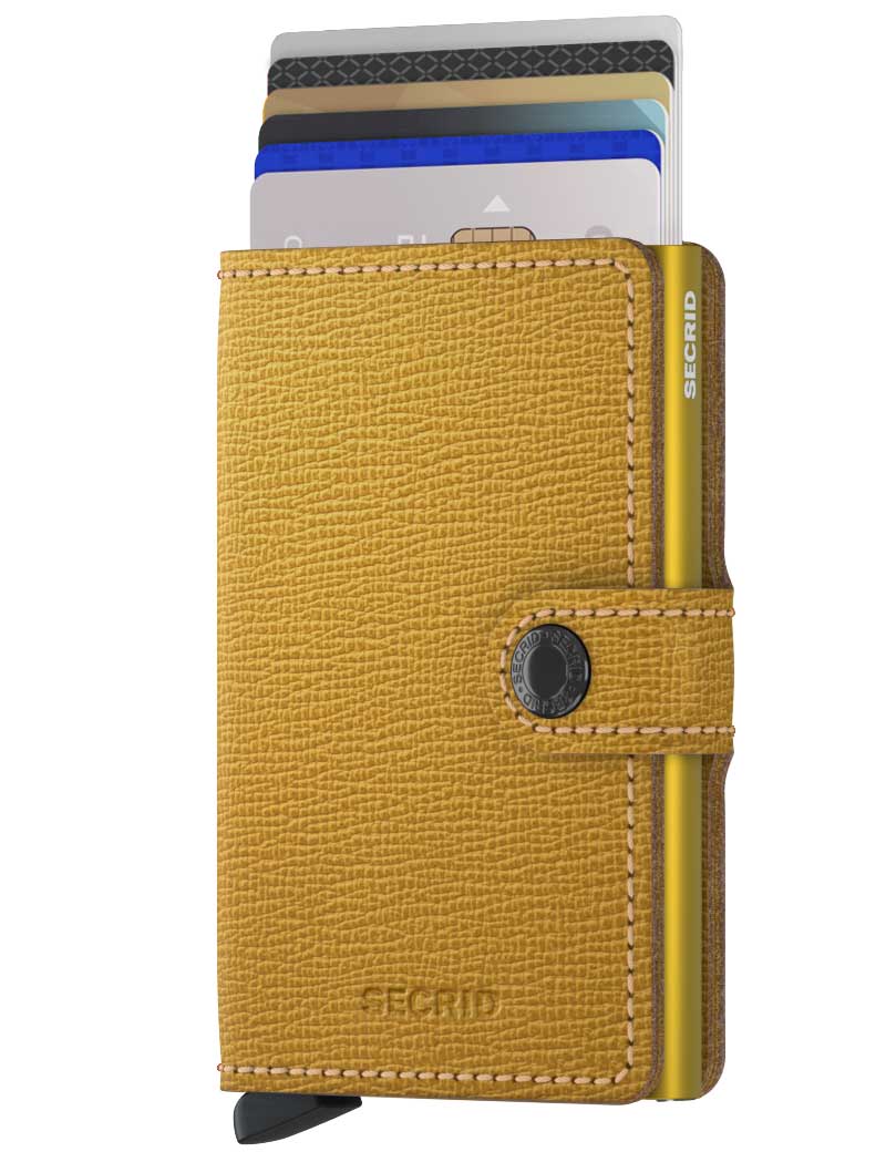 Secrid Mini Wallet Crisple Ochre