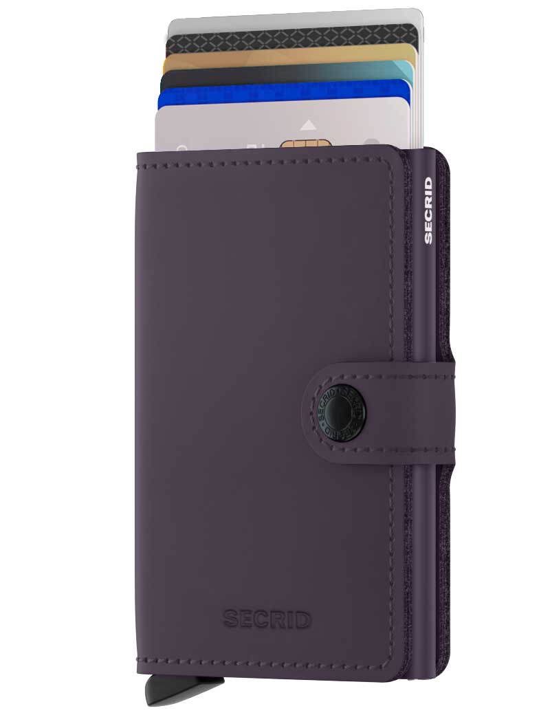 Secrid Mini Wallet Matte Dark Purple