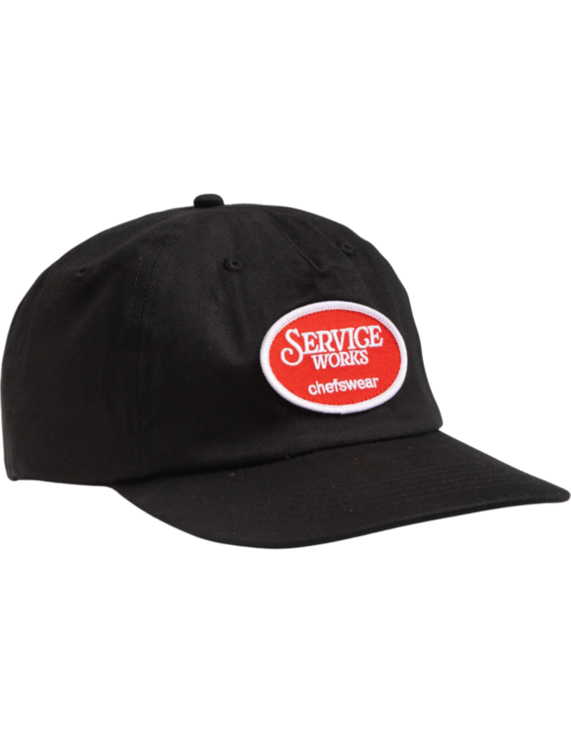 Service Works Chefswear Cap Black Front