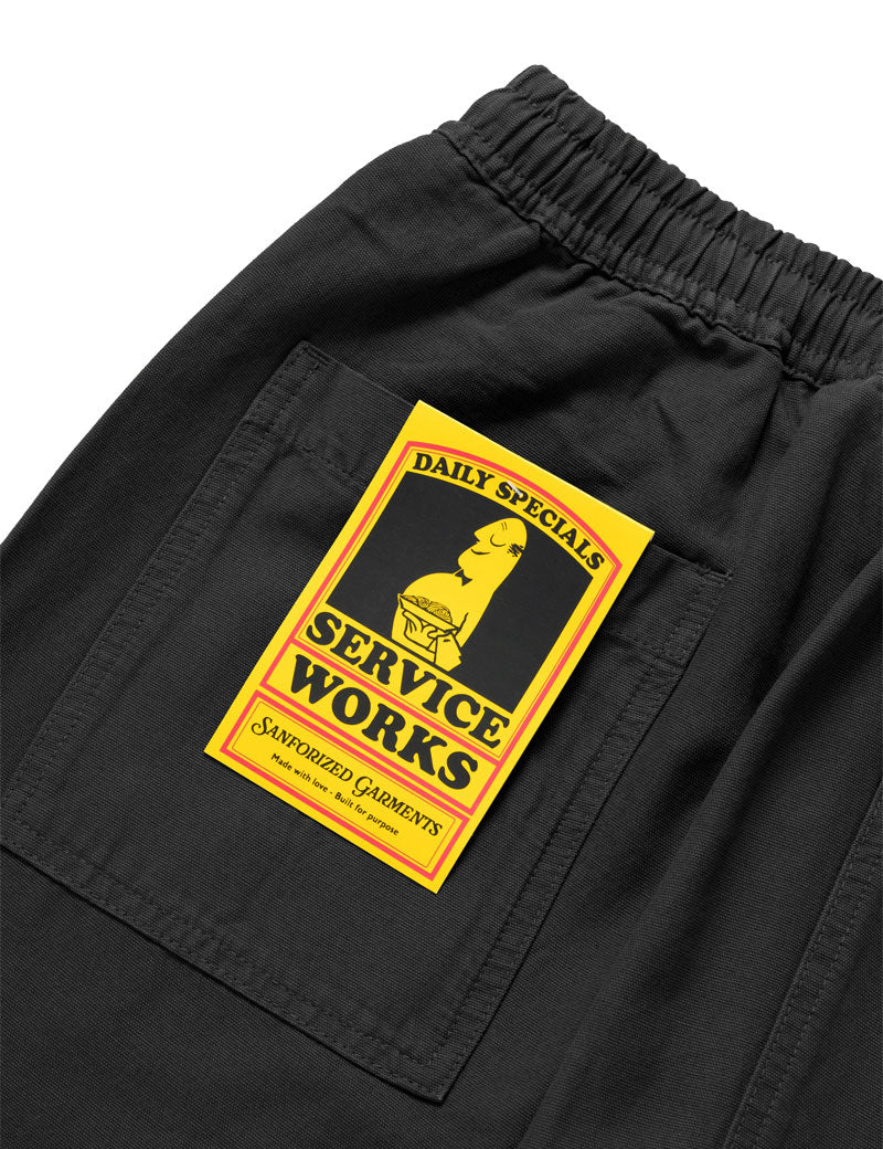 Service Works Classic Chef Pants Black Pocket Detail