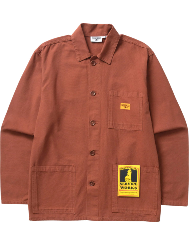 Service Works Classic Chore Shirt Copper Front
