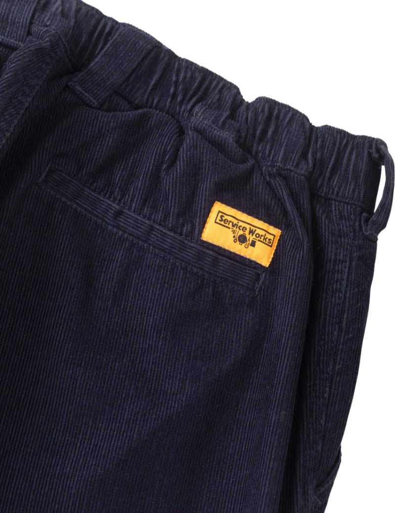Service Works Fine Cord Waiter Pants Dark Navy Back Pocket