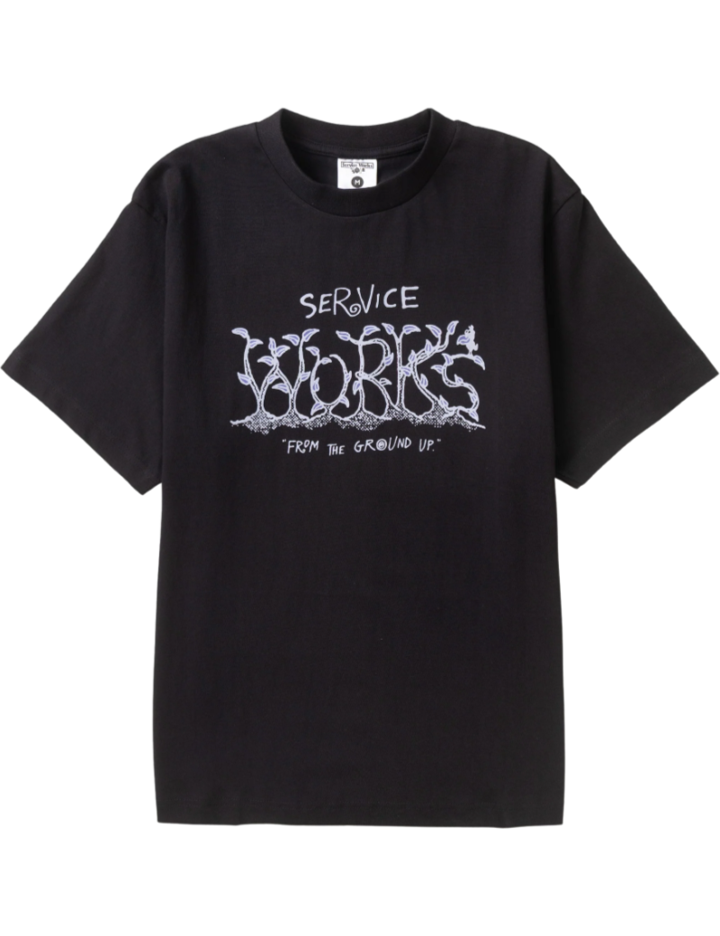 Service Works Ground Up T-Shirt Black