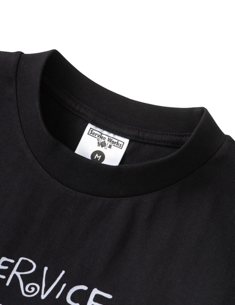Service Works Ground Up T-Shirt Black Collar