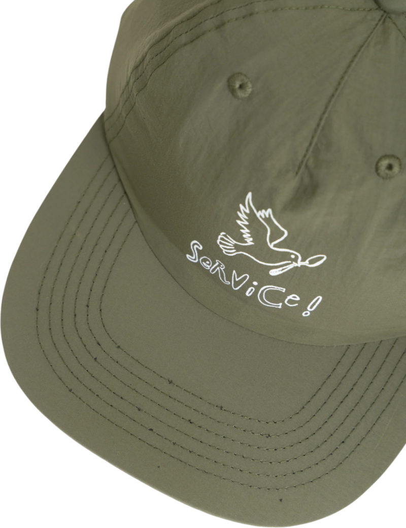 Service Works Nylon Dove Cap Print Detail