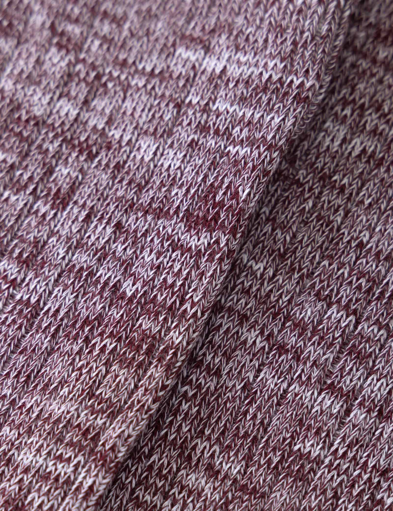 Service Works The Gardeners Sock Burgundy Packaged Fabric Detail
