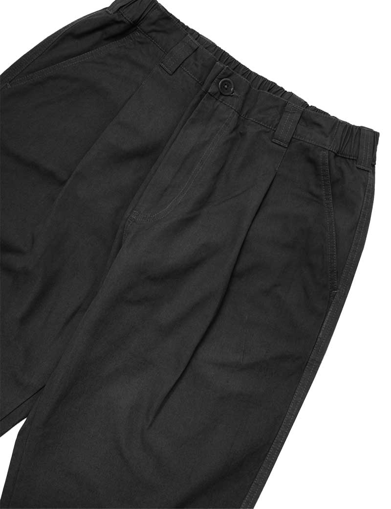 Service Works Twill Waiters Pant Black Front Angled Front Waistband