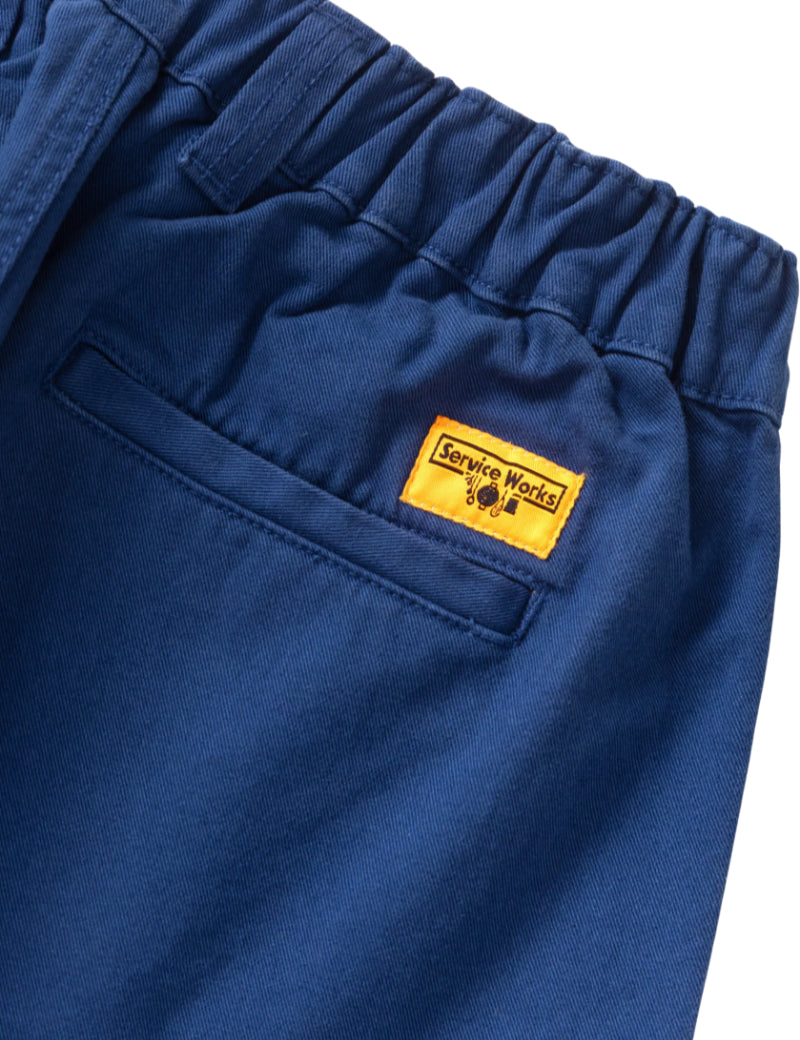 Service Works Twill Waiters Pant Blue Back Pocket
