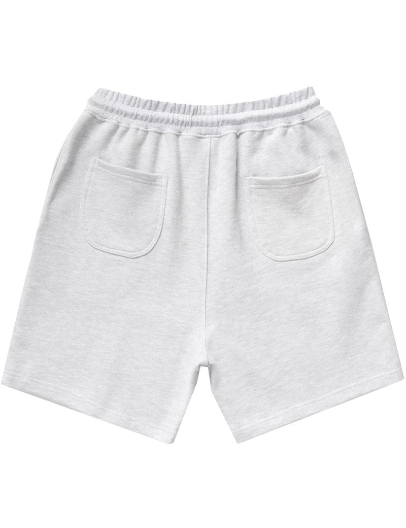 Power Goods Loopback Sweat Shorts Ash Back View