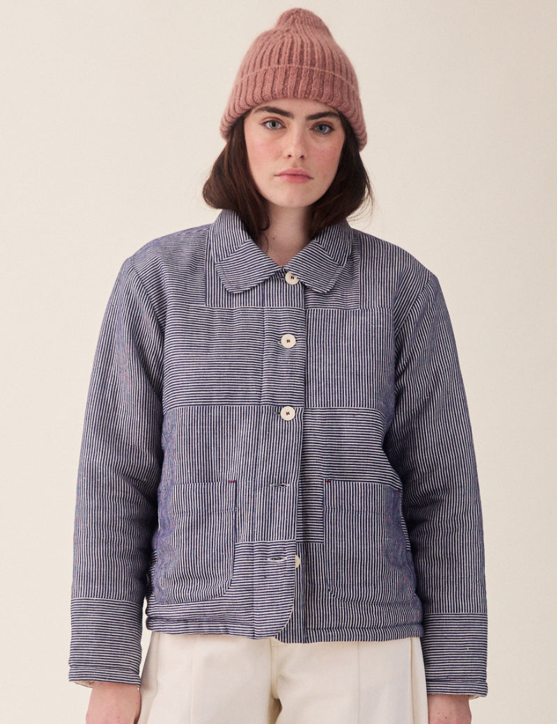 Sideline Molly Jacket Railroad Stripe Main