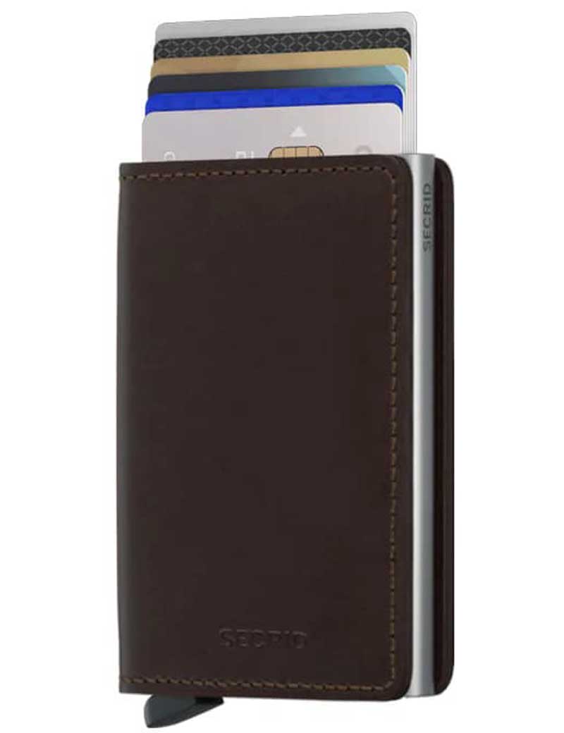 Secrid Miniwallet Original Wallet Dark Brown