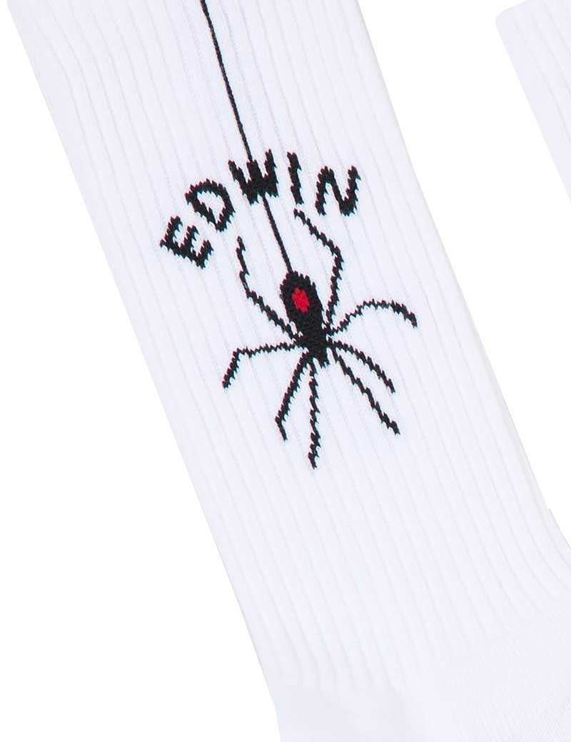 Edwin Spider Socks White