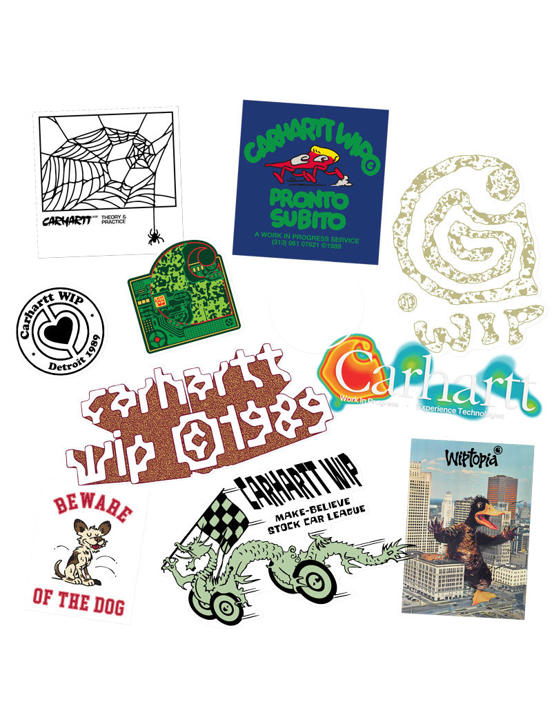 Carhartt Wip Sticker Bag 10 Pack Multicolor FW25