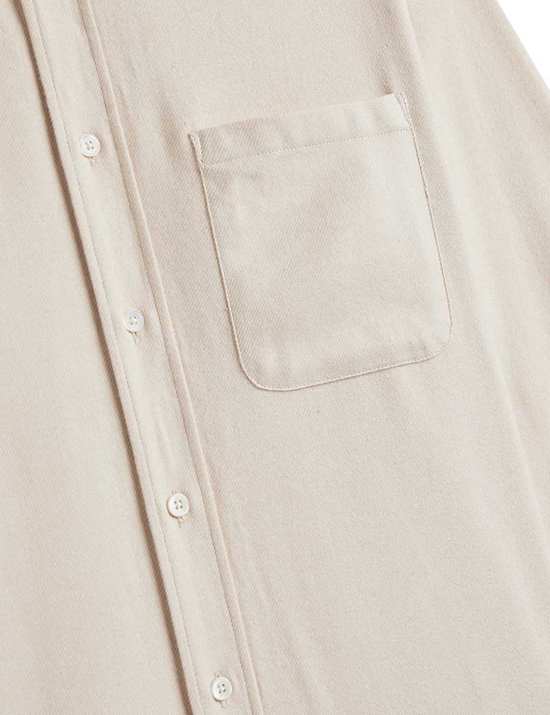 Portuguese Flannel Teca 2.0 Shirt Ecru