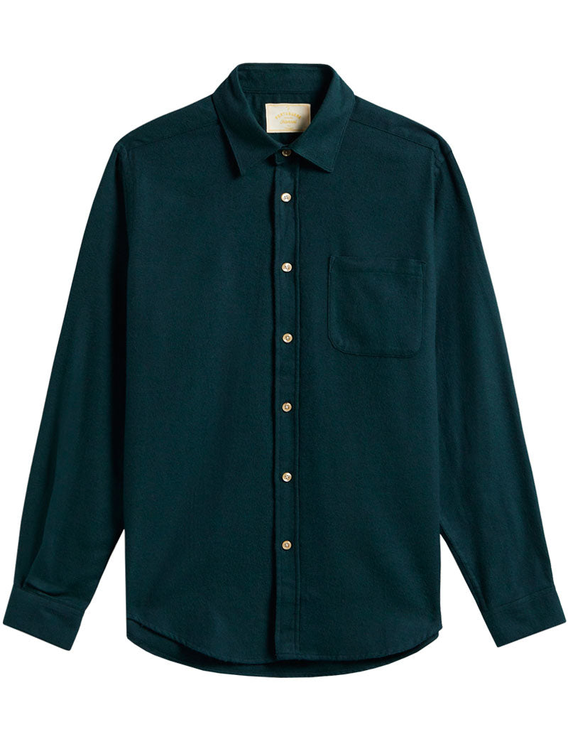 Portuguese Flannel Teca Shirt Green