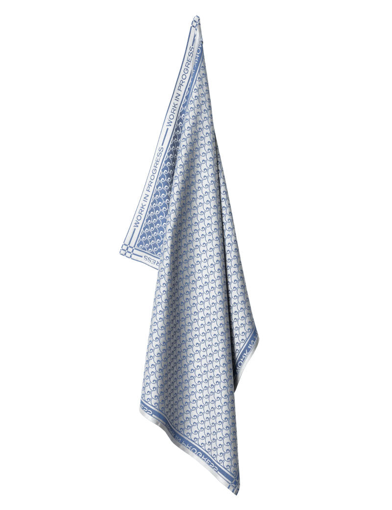 Carhartt Wip Tea Towel Set Jacquard White Blue