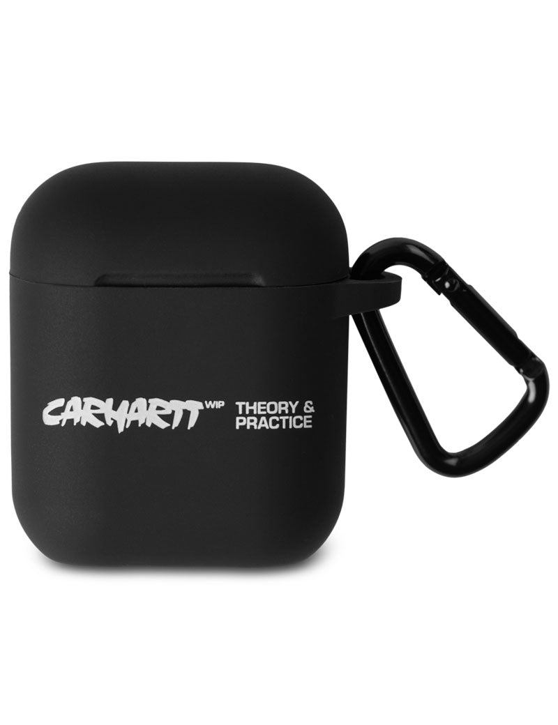 Carhartt Wip Theory & Practice AirPods Case silicone Black White