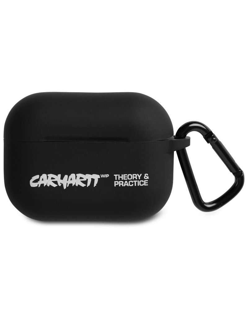 Carhartt Wip Theory & Practice AirPods Case silicone Black White