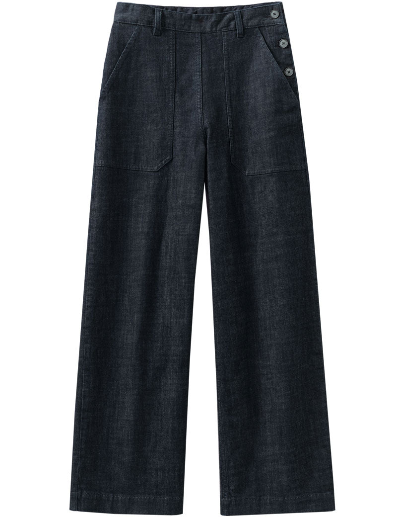 Toast Annie Organic Denim Full Length Jeans Indigo Front