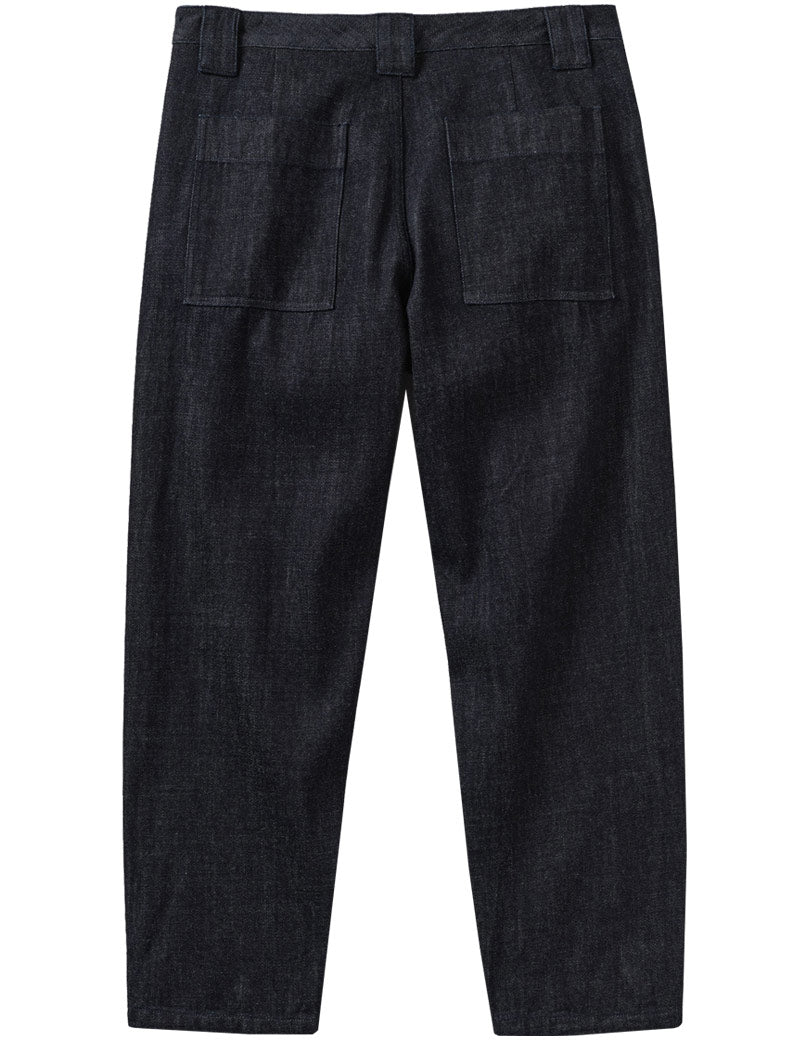 Toast Japanese Denim Trousers Indigo Back