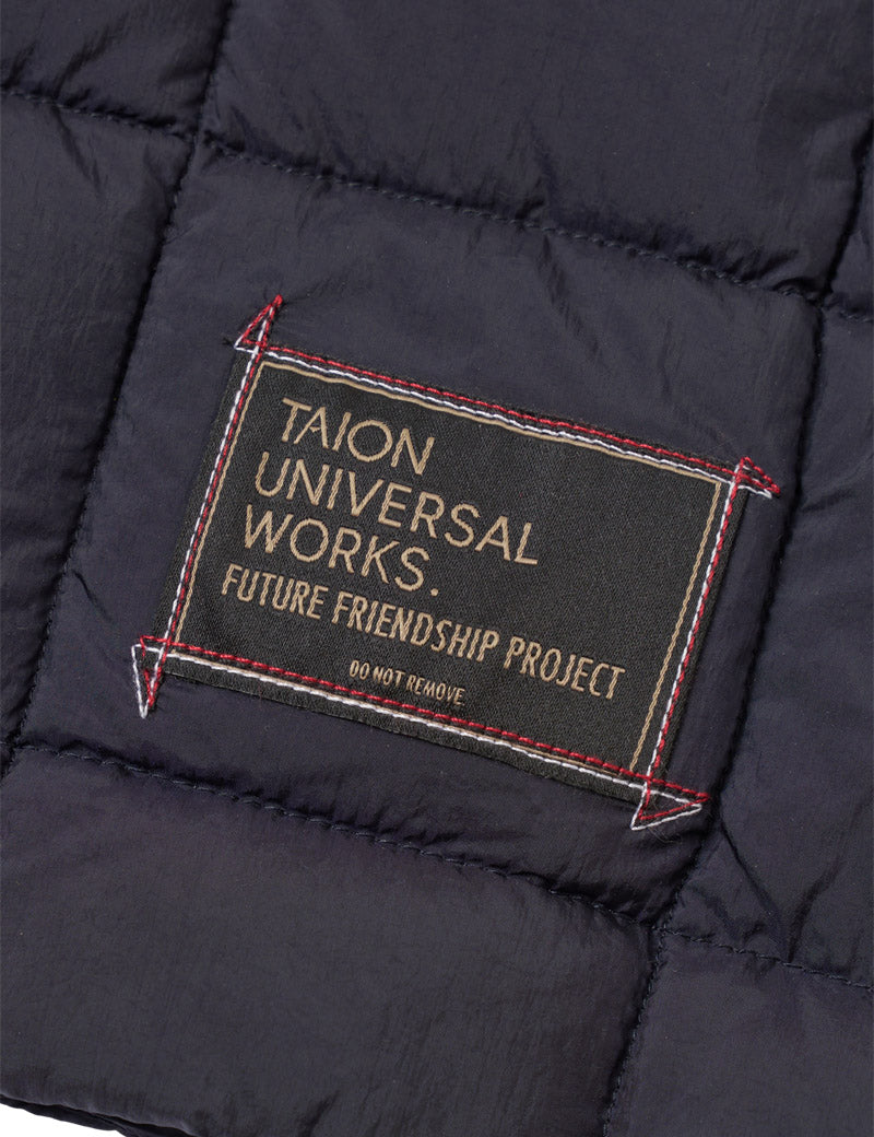Universal Works Down Rams Jacket Nylon Soft Shell Navy