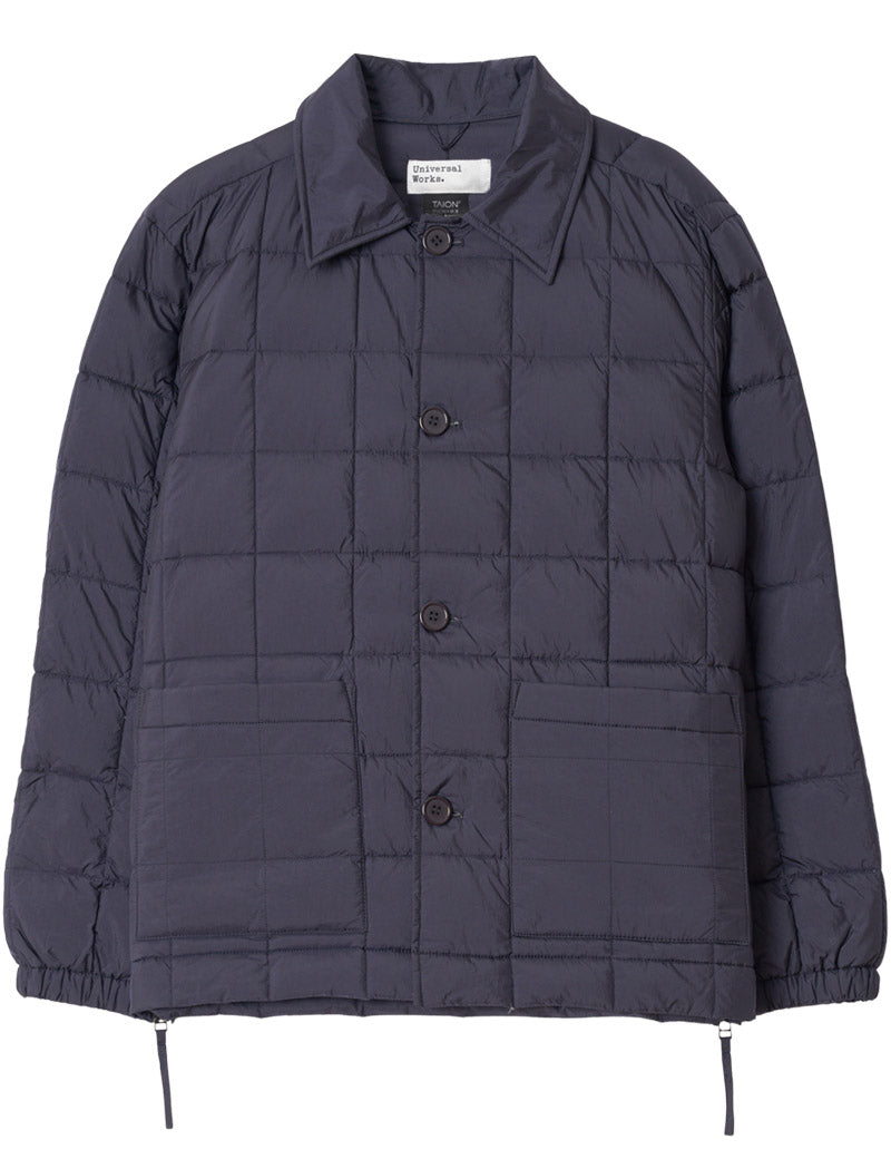 Universal Works Down Rams Jacket Nylon Soft Shell Navy